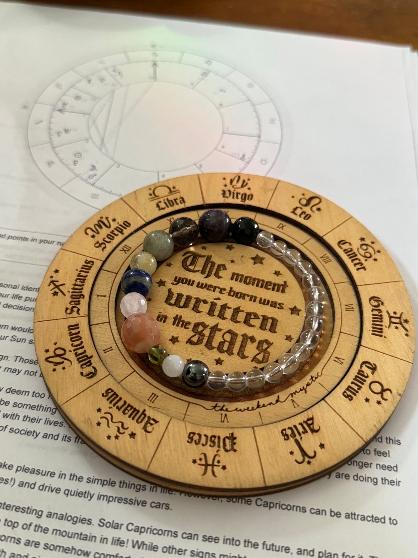 Natal Chart Bracelet