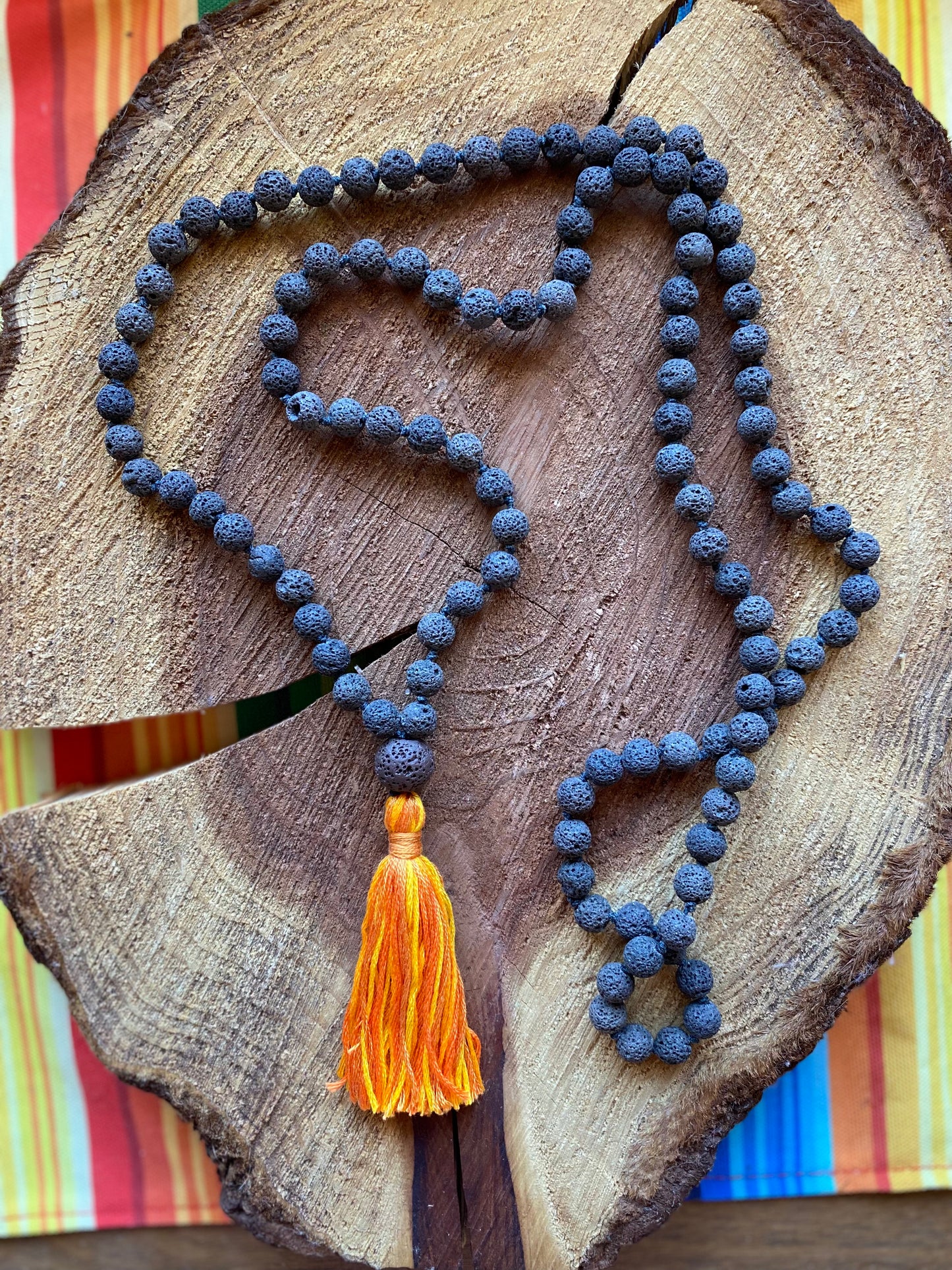 Lava Bead Mala