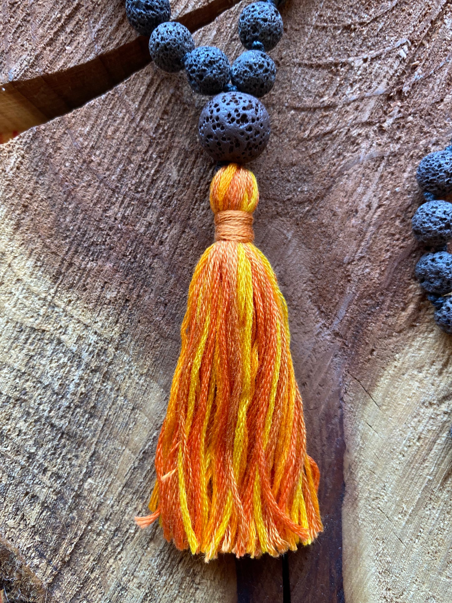 Lava Bead Mala