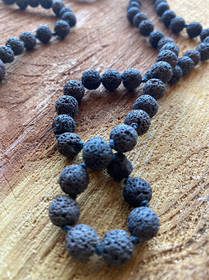 Lava Bead Mala