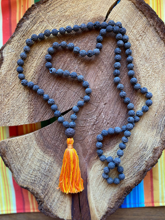Lava Bead Mala